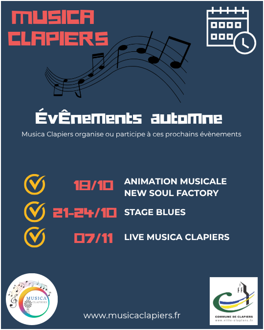 Evènements AUTOMNE Musica Clapiers